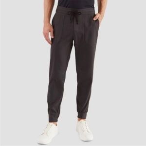 Haggar H26 Men's Athletic Fit Weekend Jogger Pants - Size Small | Steele Gray